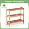 Tier Wooden Plant Stand Indoor Outdoor Multi Level Plant Shelf Rack