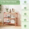 Tier Wooden Plant Stand Indoor Outdoor Multi Level Plant Shelf Rack