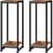 Tall Wooden Plant Stands Set of Heavy Duty Indoor Outdoor Pedestal Planter Stand