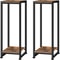 Tall Wooden Plant Stands Set of Heavy Duty Indoor Outdoor Pedestal Planter Stand