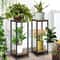 Tall Wooden Plant Stands Set of Heavy Duty Indoor Outdoor Pedestal Planter Stand