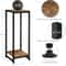 Tall Wooden Plant Stands Set of Heavy Duty Indoor Outdoor Pedestal Planter Stand