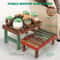 Tier Wooden Plant Stand Indoor Outdoor Corner Shelf for Succulents and Pots