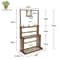Heavy Duty Wooden Plant Stand Indoor Outdoor Multi Tier Hanging Planter Shelf