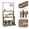 Heavy Duty Wooden Plant Stand Indoor Outdoor Multi Tier Hanging Planter Shelf