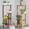 Tier Bamboo Corner Plant Stand Indoor Flower Shelf Space Saving Display Rack