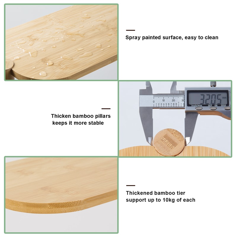 Tier Bamboo Corner Plant Stand Indoor Flower Shelf Space Saving Display Rack