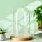 Elegant Glass Cloche Terrarium Dome With Base For Plant Display Case Decor 1