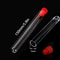 Clear Plastic Test Tubes Set with Secure Plug Lab Test Tube Set Pack