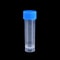 Portable Plastic Test Tubes Set with Caps 5ml Leakproof Lab Containers Pack