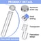 Clear Plastic Test Tubes with Caps Set Multi Purpose Storage Tubes for Candy, Spices & Crafts