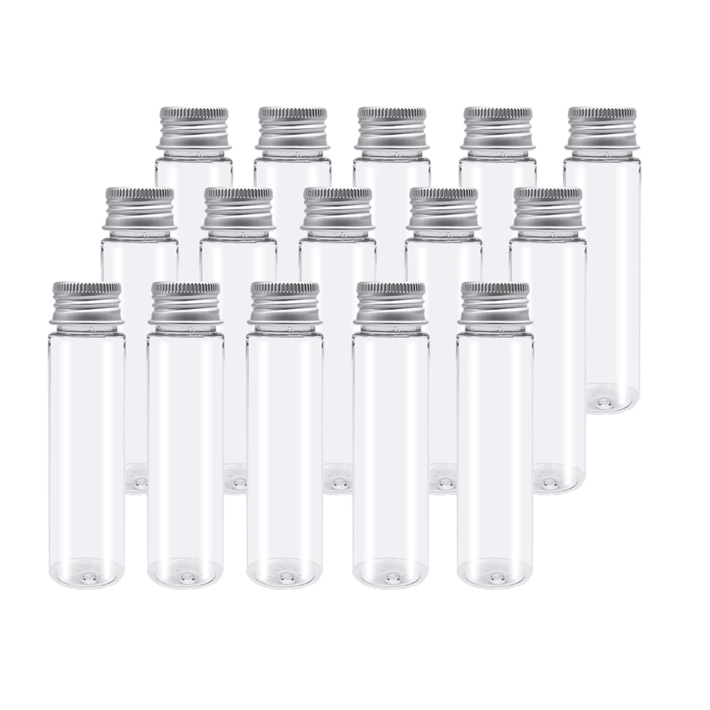 Clear Plastic Test Tubes with Screw Caps Party Favor Candy Containers