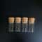 Plastic Test Tubes with Cork Stoppers for Lab and Drosophila Culture