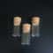 Plastic Test Tubes with Cork Stoppers for Lab and Drosophila Culture