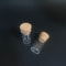 Plastic Test Tubes with Cork Stoppers for Lab and Drosophila Culture