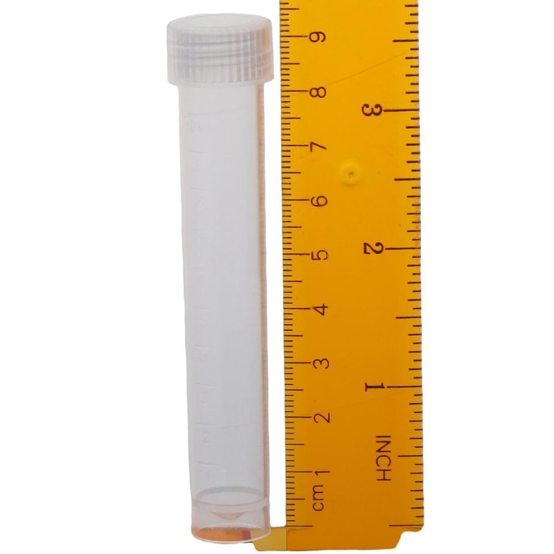 plastic test tubes with caps Leakproof lab sample vials for storage and experiments