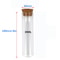 Clear Plastic Test Tubes with Cork Lab Storage Wedding Favor Vials