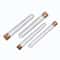 Clear Plastic Test Tubes with Cork Lab Storage Wedding Favor Vials