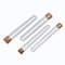Clear Plastic Test Tubes with Cork Lab Storage Wedding Favor Vials
