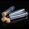 Clear Plastic Test Tubes with Caps Set Transparent Test Tube Vials for Lab, Crafts & Storage
