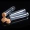 Clear Plastic Test Tubes with Caps Set Transparent Test Tube Vials for Lab, Crafts & Storage