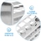 Stainless Steel Test Tube Rack Hole Lab Tube Holder for Organized Lab Storage