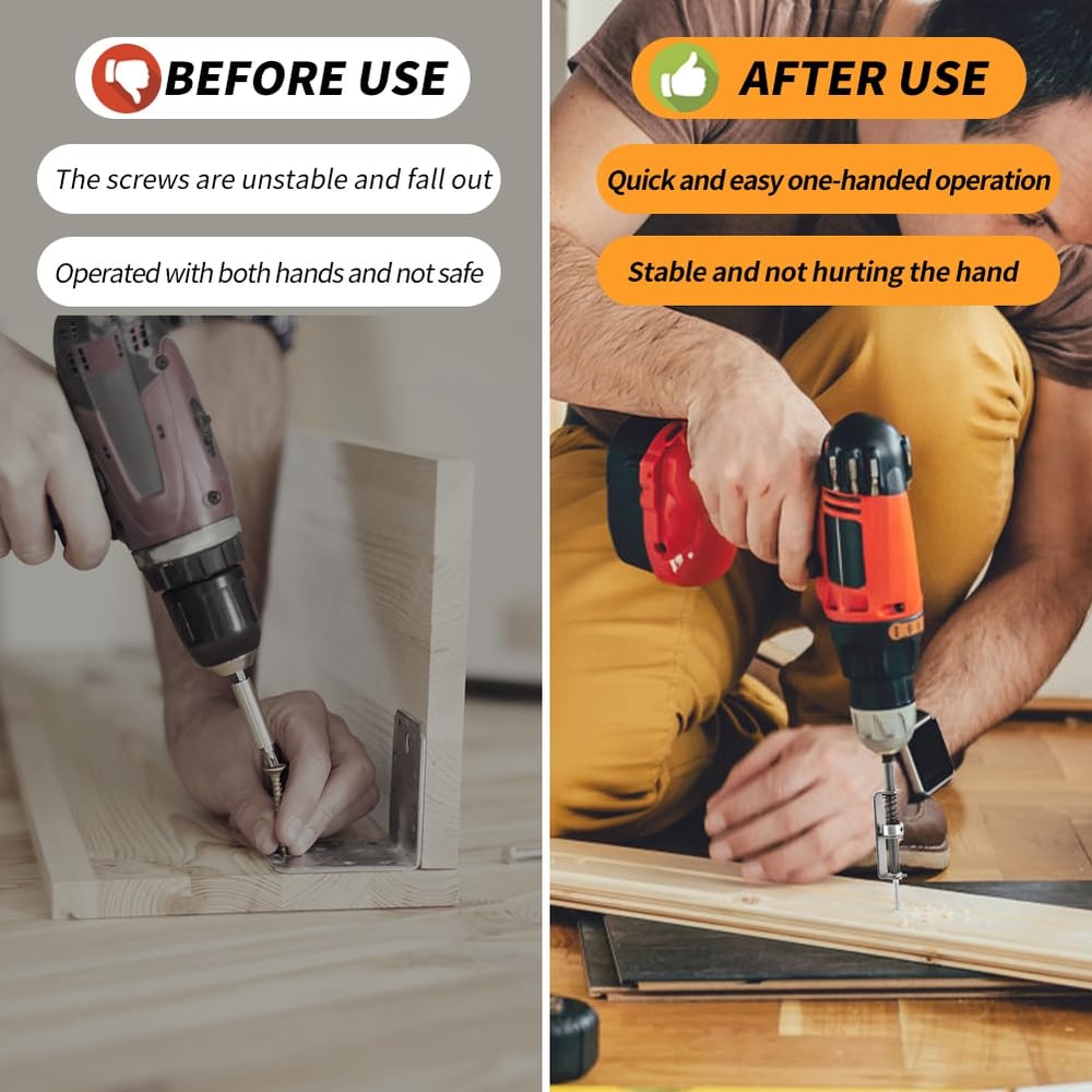 Magnetic Screw Holder Drill Bit Clamp Set for Electric Drills