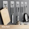 Transparent Heavy Duty Adhesive Wall Hooks Stainless Steel Self Adhesive Hooks For Kitchen Bathroom 3