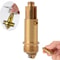 Universal Brass Pop Up Sink Drain Plug Click Clack Bounce Valve for Bathroom Basin