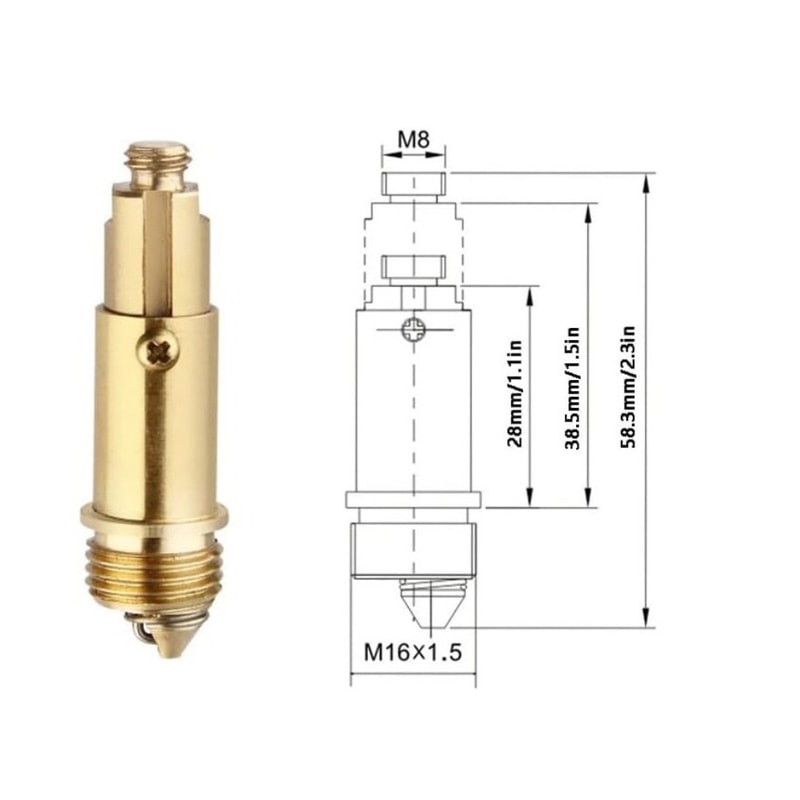 Universal Brass Pop Up Sink Drain Plug Click Clack Bounce Valve for Bathroom Basin