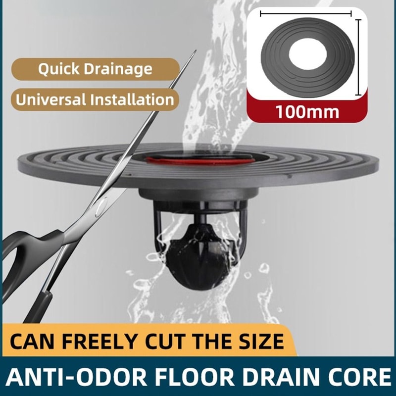 Large Size Floor Drain Core With Odor Proof Anti Insect Trap And Rapid Drainage Cover 2