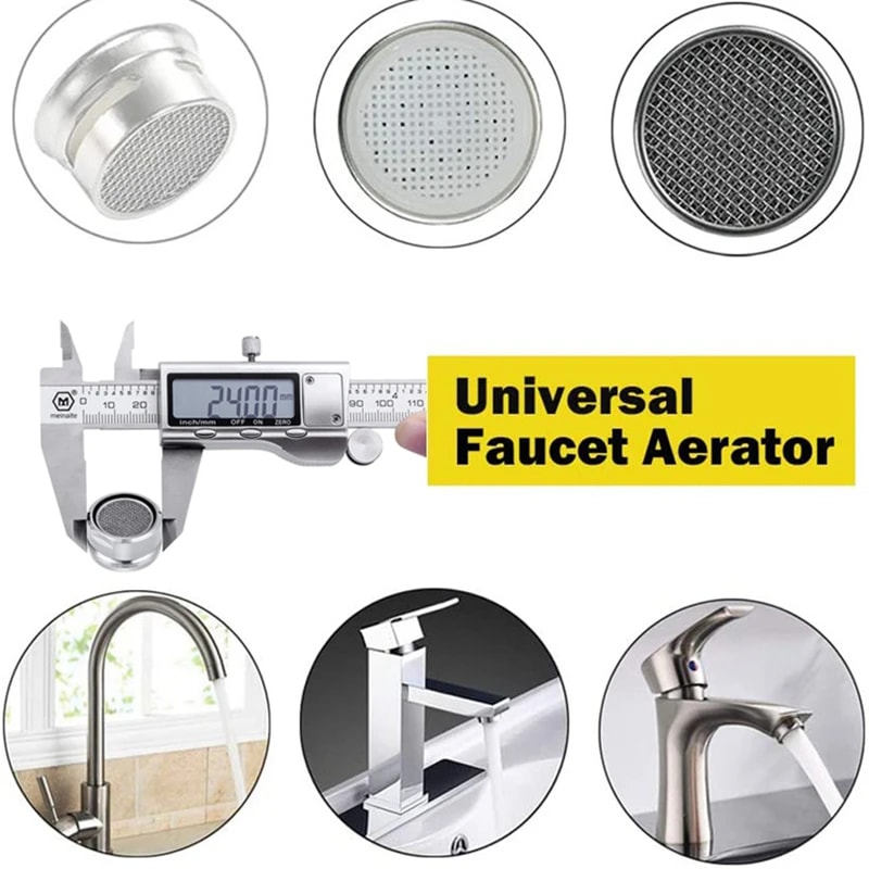 Brass Faucet Aerator Water Saver With Filter Tap Bubbler Nozzle 2