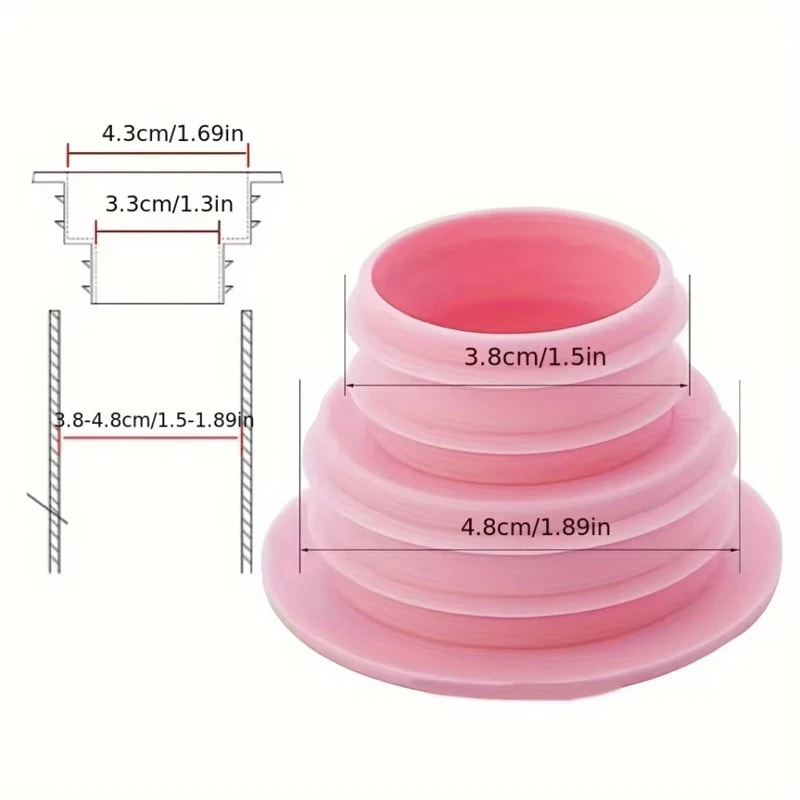 Universal drain seal ring for odor free pipes leakproof floor and washing machine seal