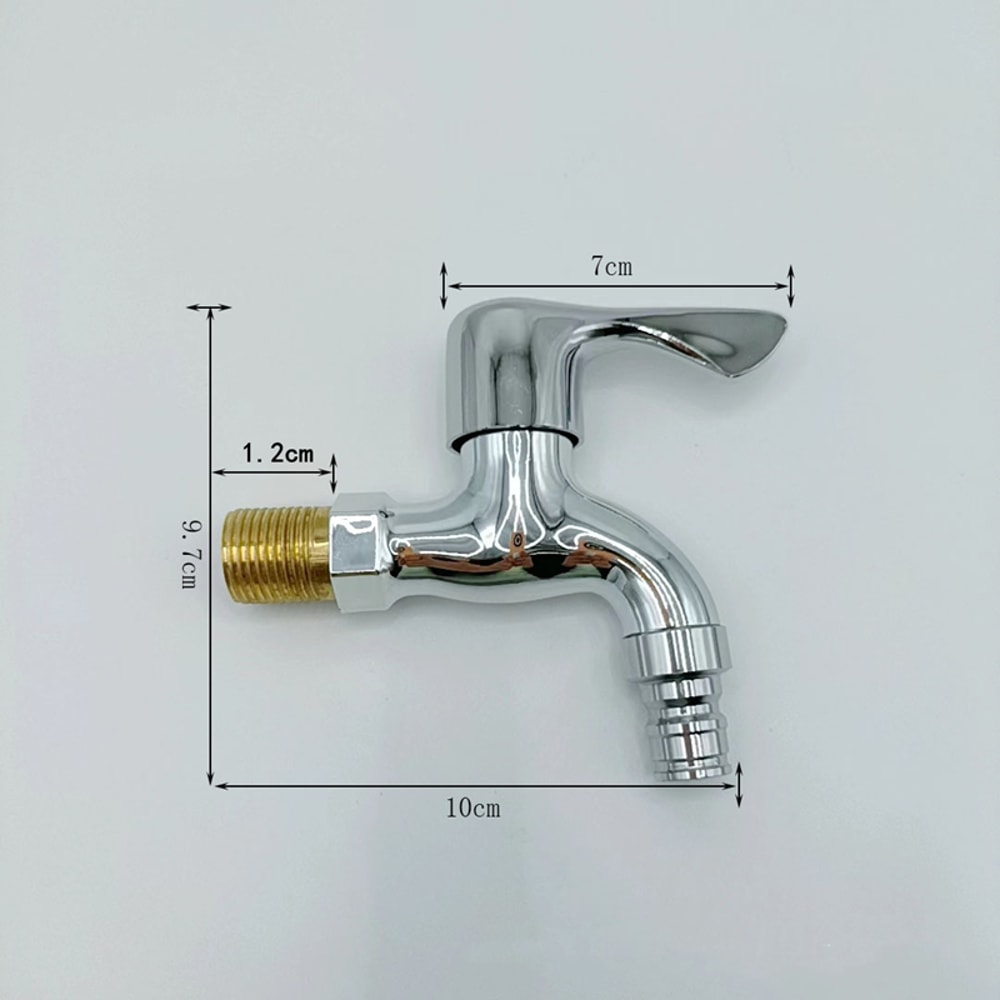 Wall Mounted Garden Water Tap With Quick Connector Durable Hose Faucet For Balcony Outdoor Use 7