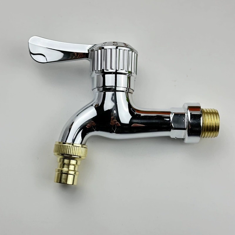 Wall Mounted Garden Water Tap With Quick Connector Durable Hose Faucet For Balcony Outdoor Use 8