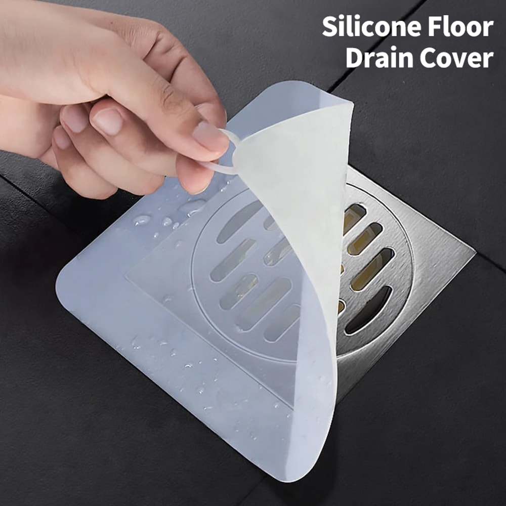 Silicone Floor Drain Cover Anti Odor Seal Insect Proof Sink Stopper