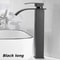 Waterfall Bathroom Faucet Black Stainless Steel Sink Mixer Hot And Cold Basin Tap 6