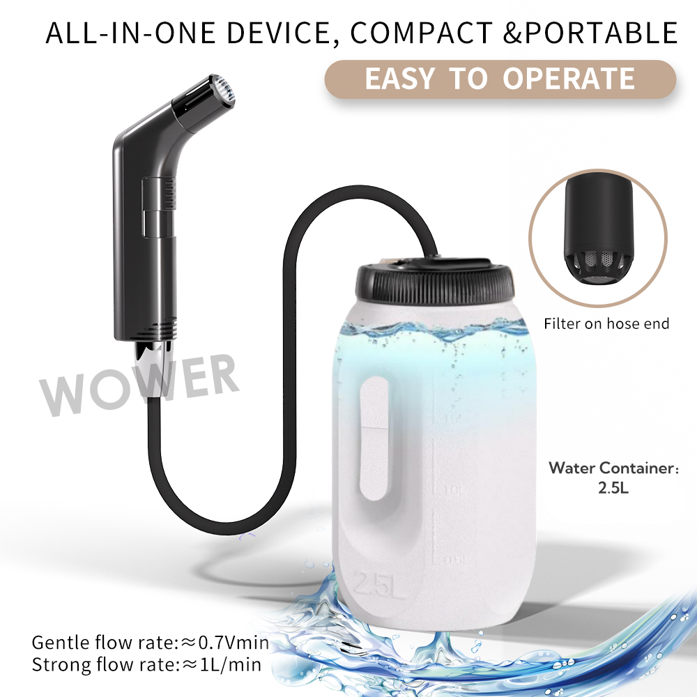 Portable Electric Bidet Rechargeable Travel Bidet for Hygiene Anywhere