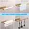 Under Cabinet Paper Towel Holder Stainless Steel Self Adhesive Kitchen Rack No Drill Wall Mount 4