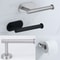 Self Adhesive Stainless Steel Toilet Paper Holder Wall Mounted Organizer