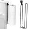 Self Adhesive Toilet Paper Holder with Towel Bar No Drill Wall Mount Bathroom Storage Rack