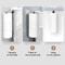 Self Adhesive Toilet Paper Holder with Towel Bar No Drill Wall Mount Bathroom Storage Rack