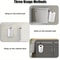 Self Adhesive Toilet Paper Holder with Towel Bar No Drill Wall Mount Bathroom Storage Rack