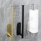 Self Adhesive Wall Mounted Paper Towel Holder Stainless Steel No Drill Bathroom Kitchen Rack 0