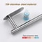 Self Adhesive Wall Mounted Paper Towel Holder Stainless Steel No Drill Bathroom Kitchen Rack 1