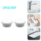 Universal Sink Overflow Ring Set Leakproof Drain Plug Kit For Bathroom Kitchen Bathtub 6