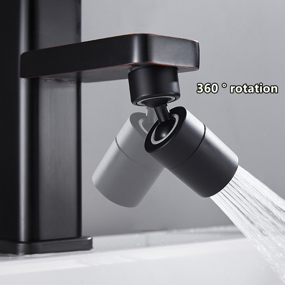 Swivel Faucet Sprayer Head With Dual Mode Filter Water Saving Aerator 3