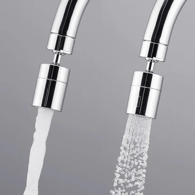 Swivel Faucet Sprayer Head With Dual Mode Filter Water Saving Aerator 4