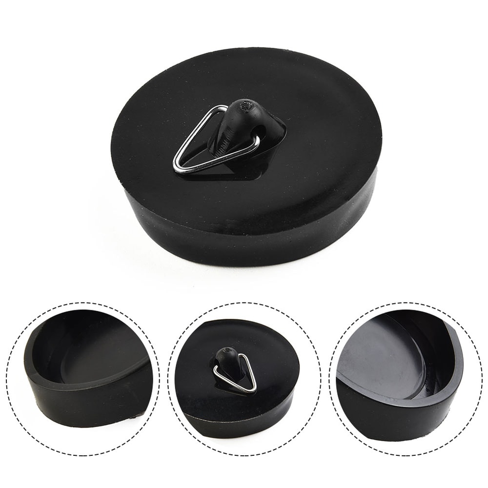 Leakproof Rubber Sink Drain Stopper Universal Bathroom Floor Plug