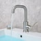 Stainless Steel Bathroom Faucet Swivel Single Lever Sink Mixer Tap 1